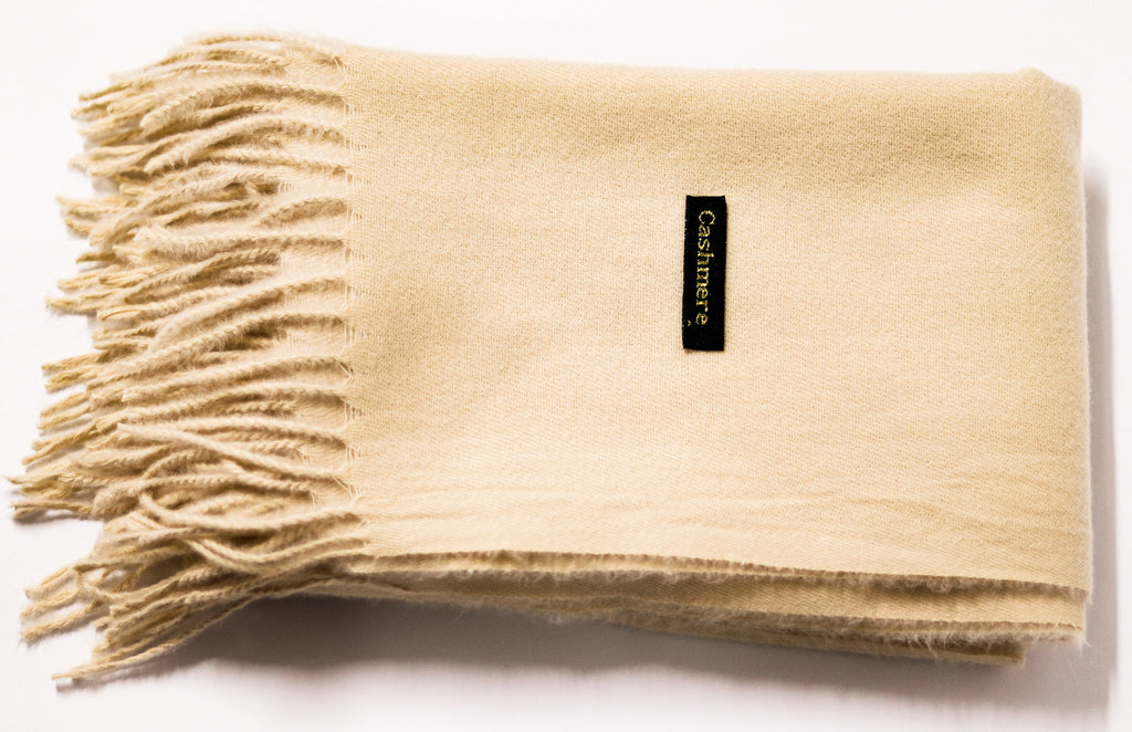 Bufanda cashmere minimalista