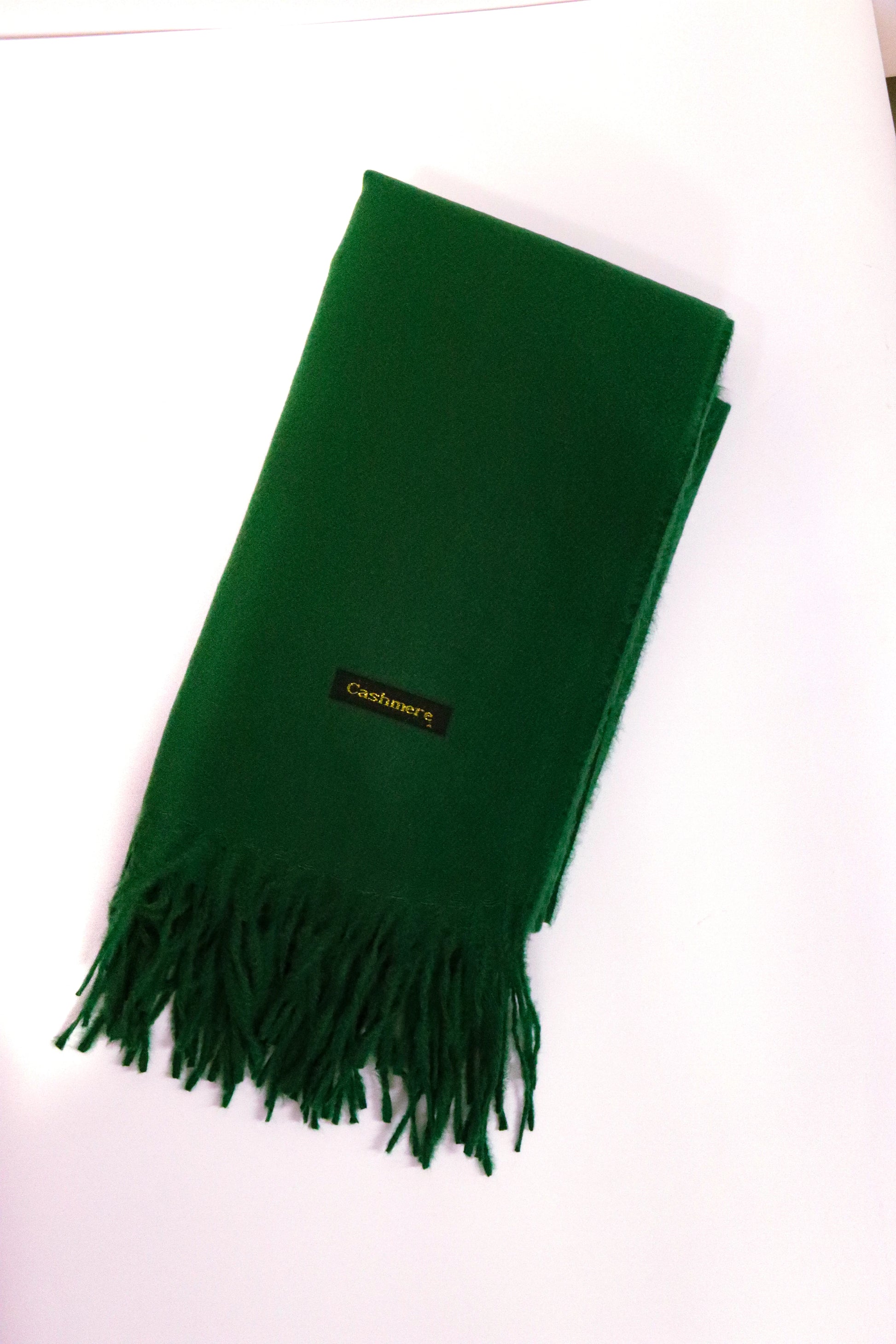 Bufanda cashmere minimalista