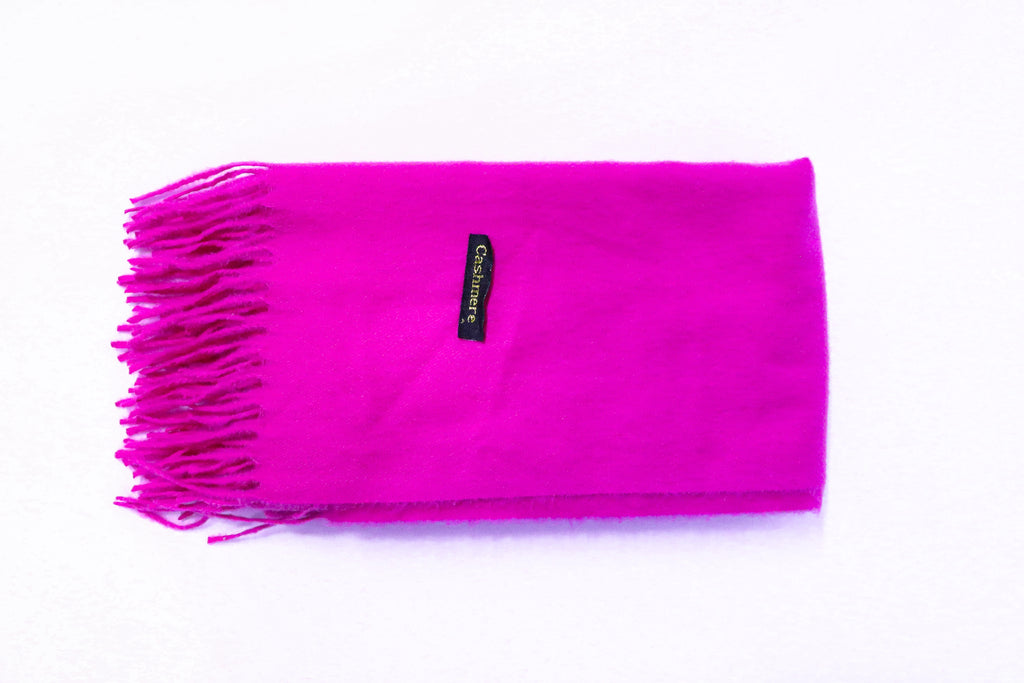 Bufanda cashmere minimalista