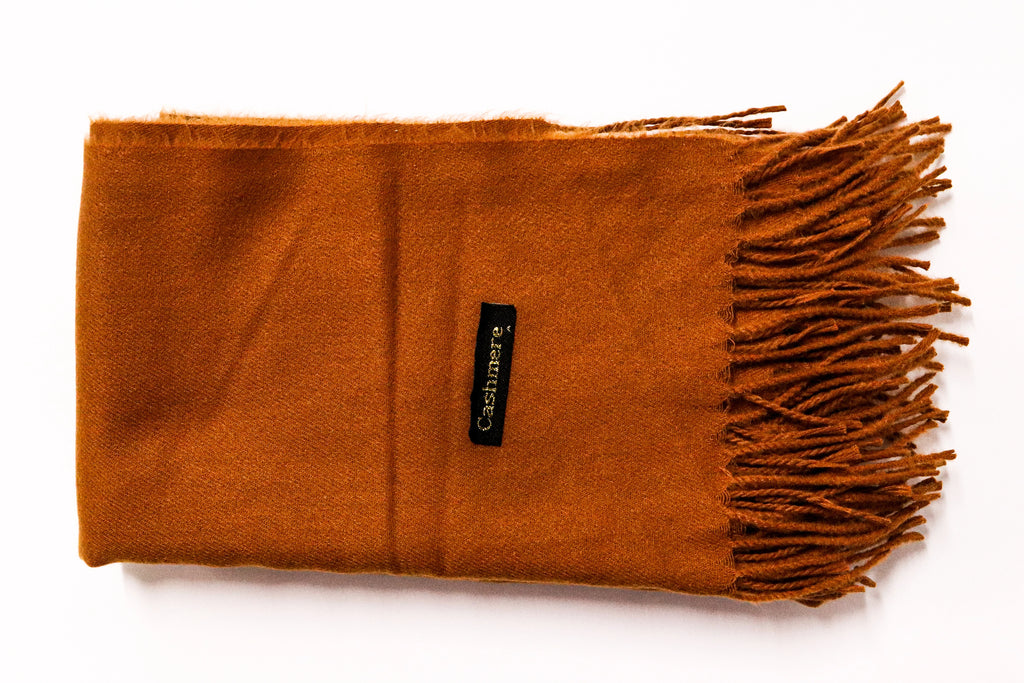 Bufanda cashmere minimalista