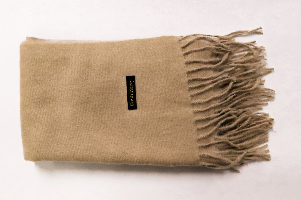 Bufanda cashmere minimalista