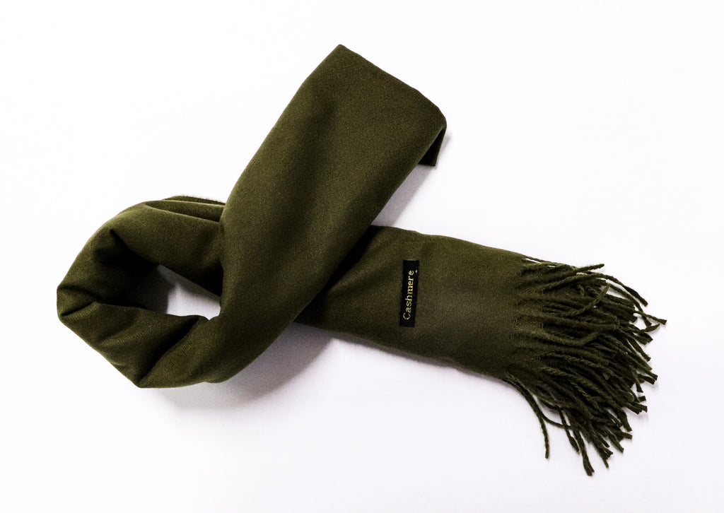 Bufanda cashmere minimalista