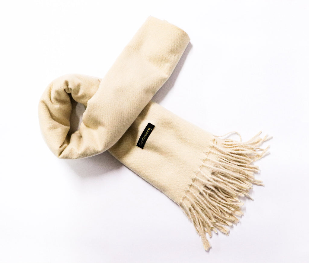 Bufanda cashmere minimalista