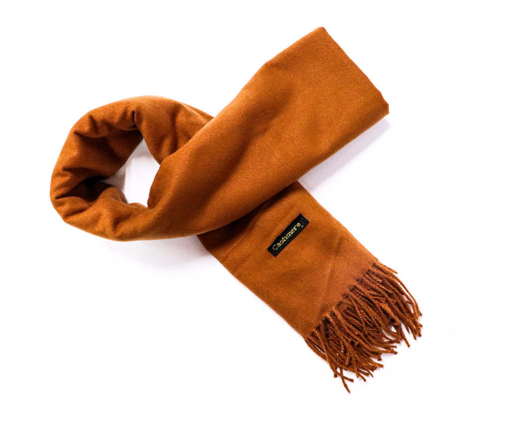 Bufanda cashmere minimalista