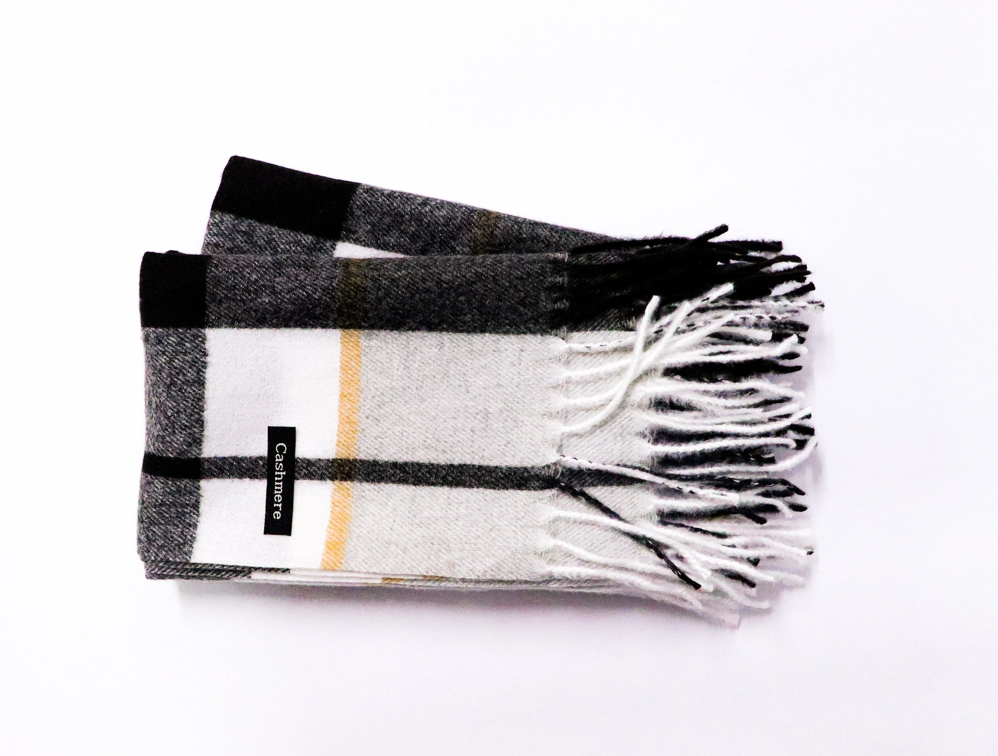 Bufanda cashmere cuadros