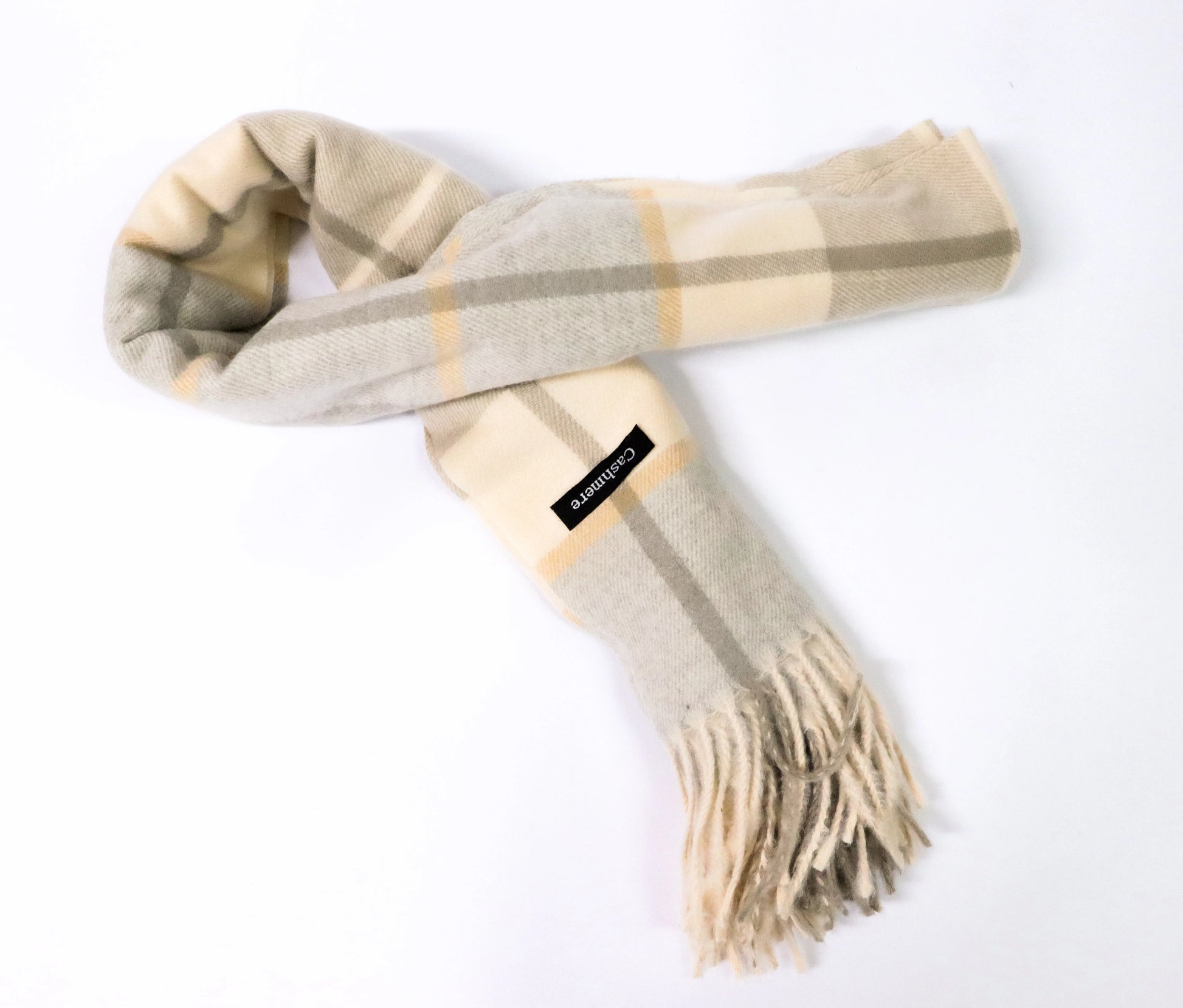 Bufanda cashmere cuadros