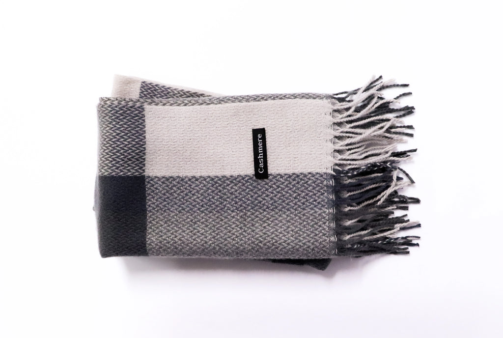 Bufanda cashmere cuadros