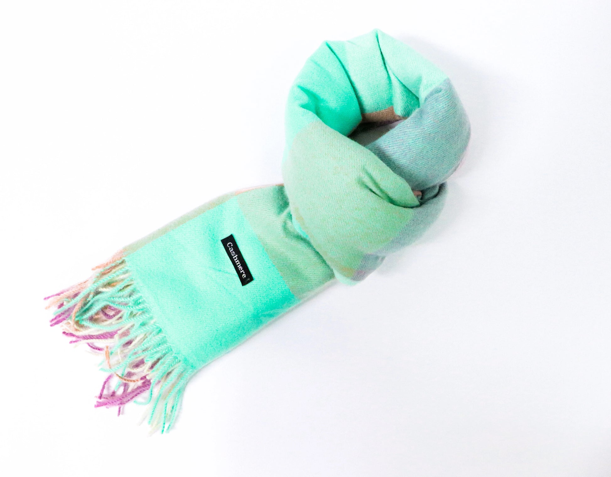 Bufanda cashmere cuadros