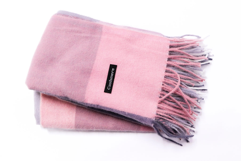Bufanda cashmere cuadros