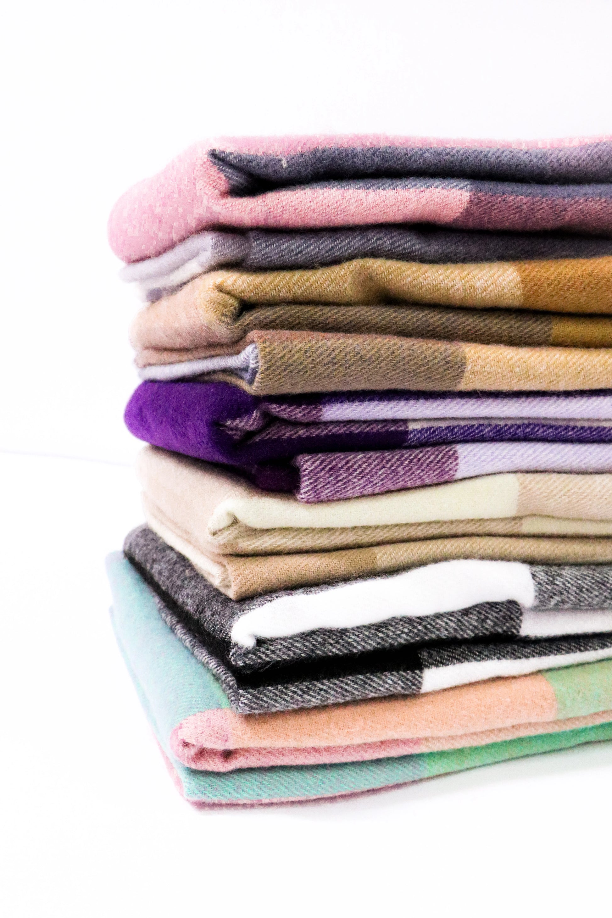 Bufanda cashmere cuadros