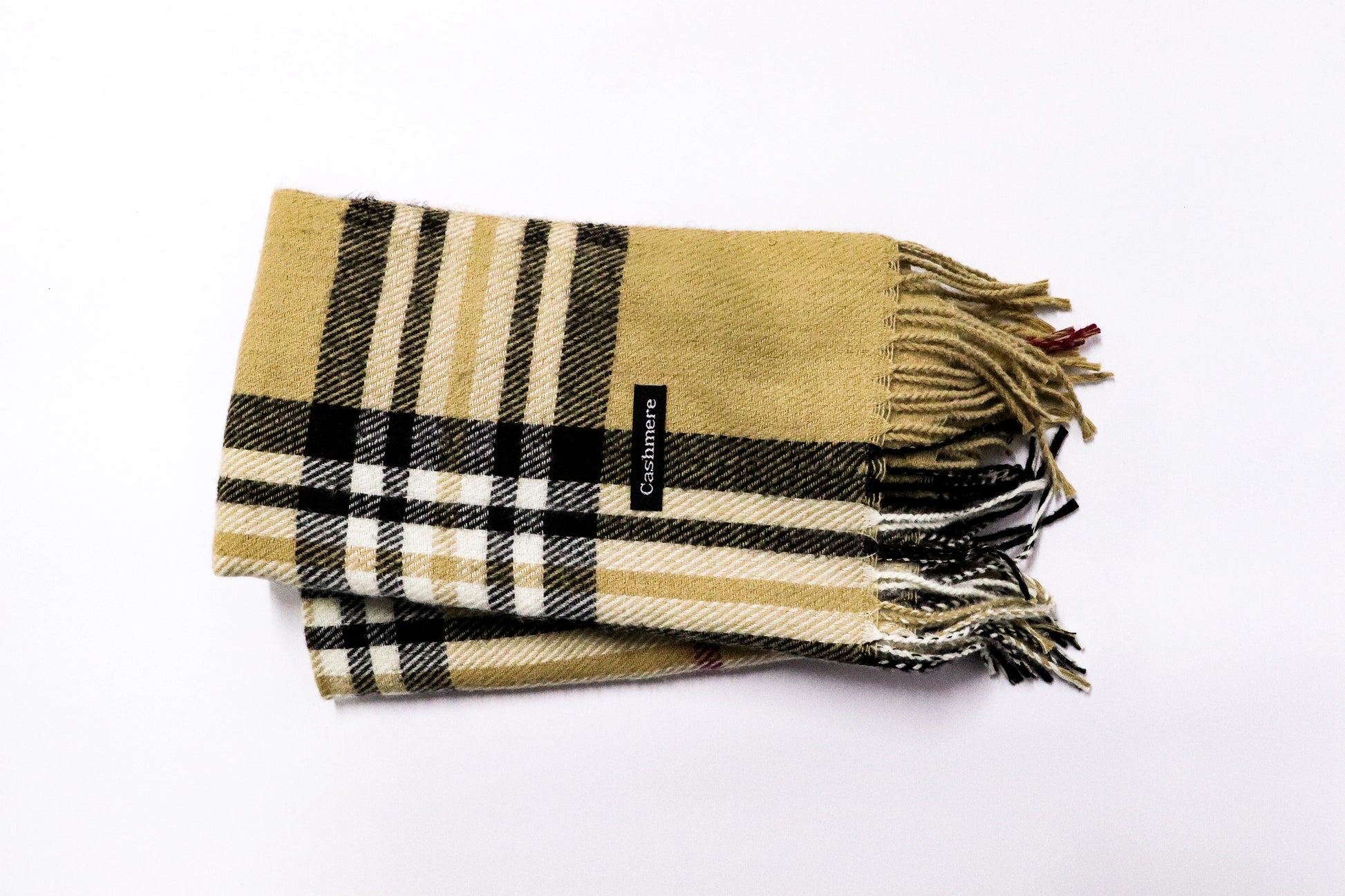 Bufanda cashmere cuadros