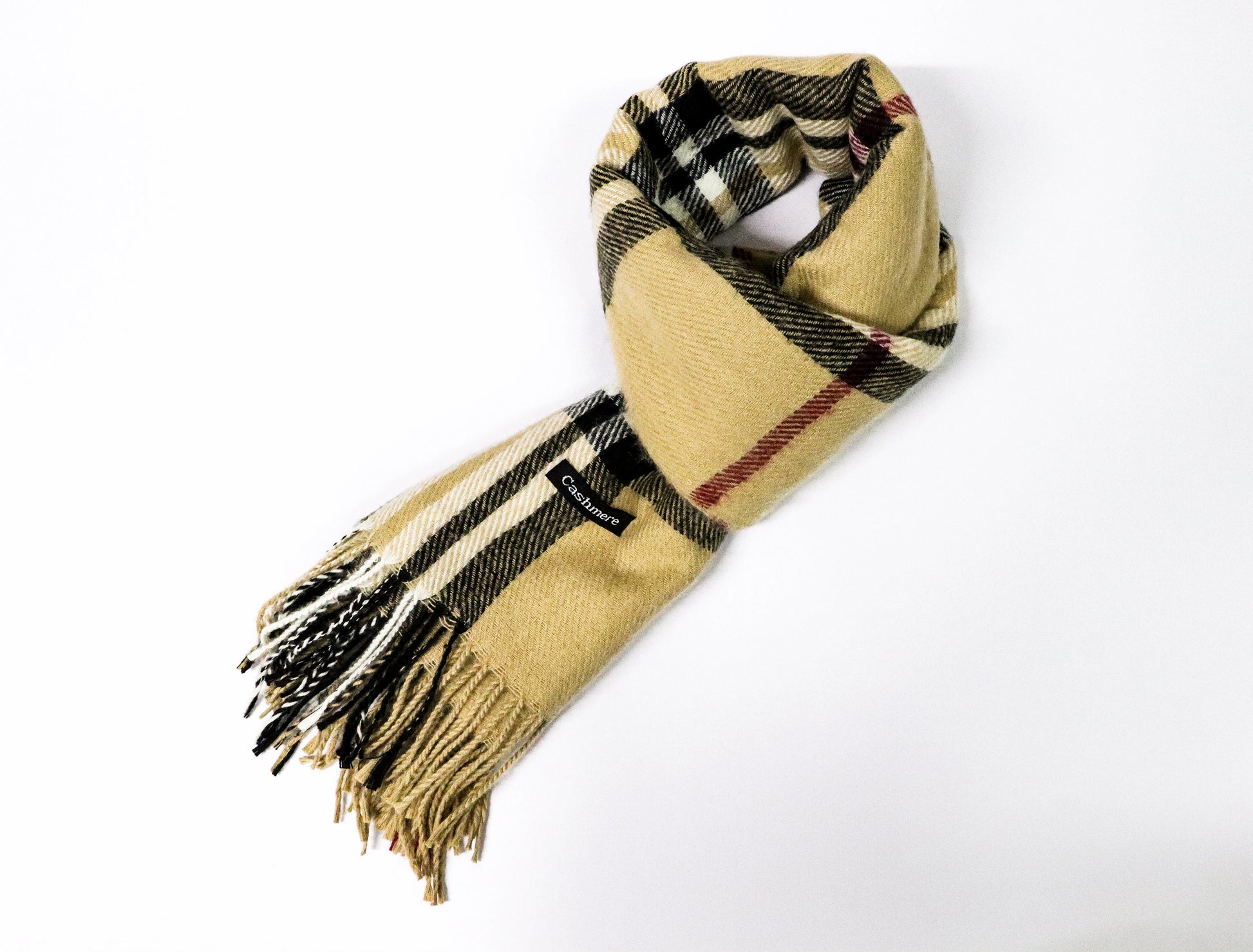 Bufanda cashmere cuadros