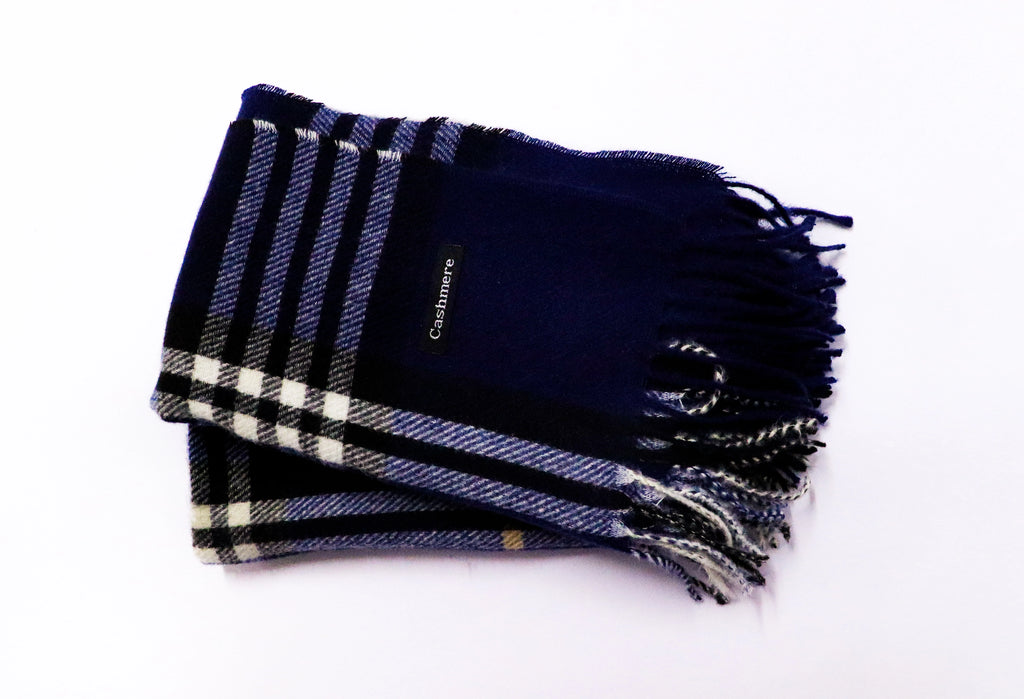 Bufanda cashmere cuadros