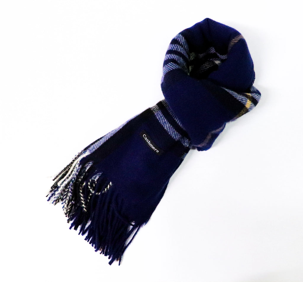 Bufanda cashmere cuadros