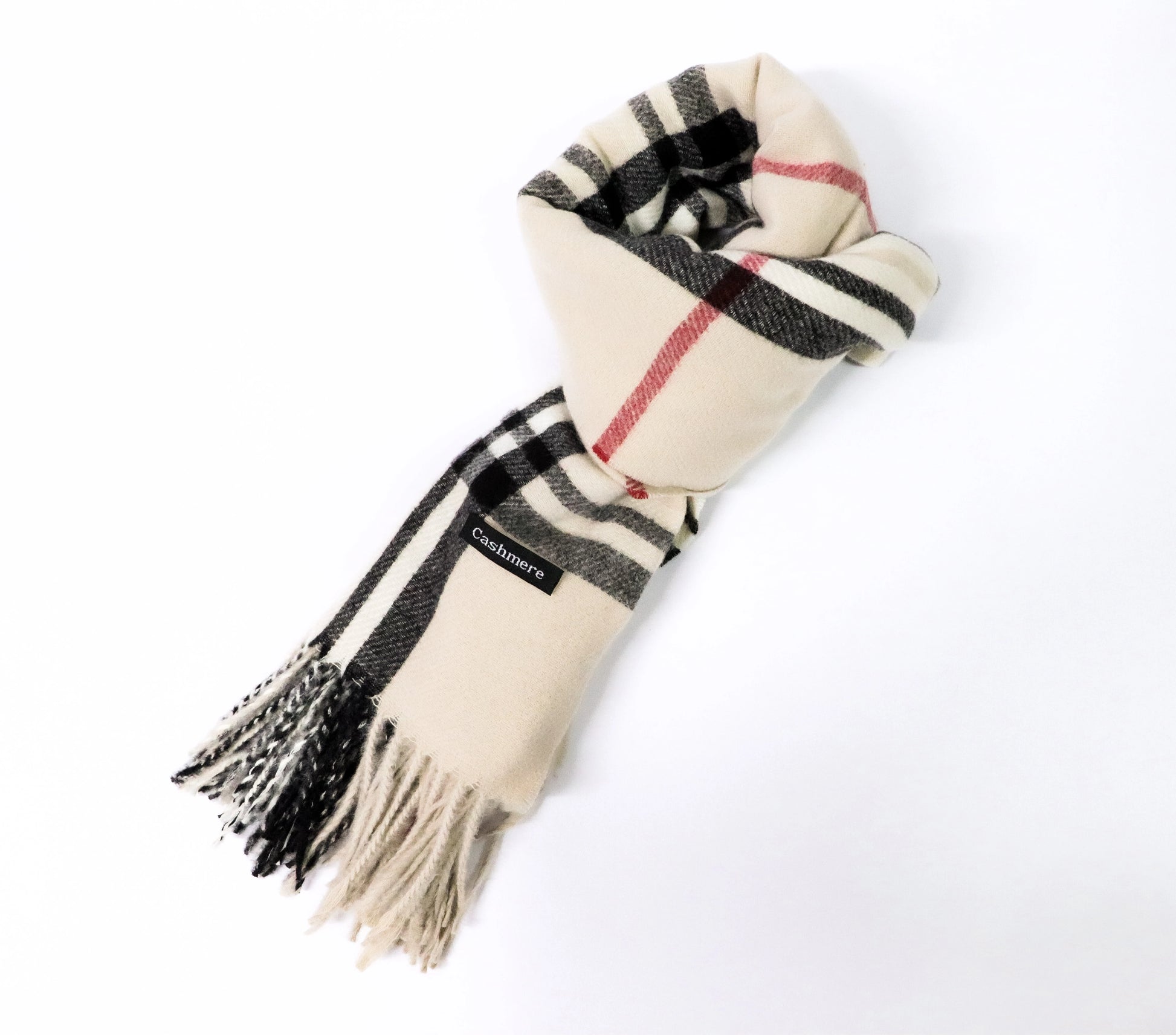 Bufanda cashmere cuadros