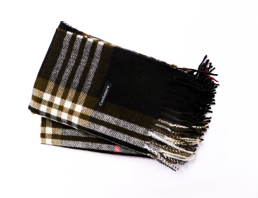 Bufanda cashmere cuadros