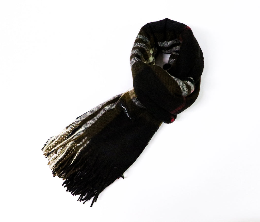 Bufanda cashmere cuadros