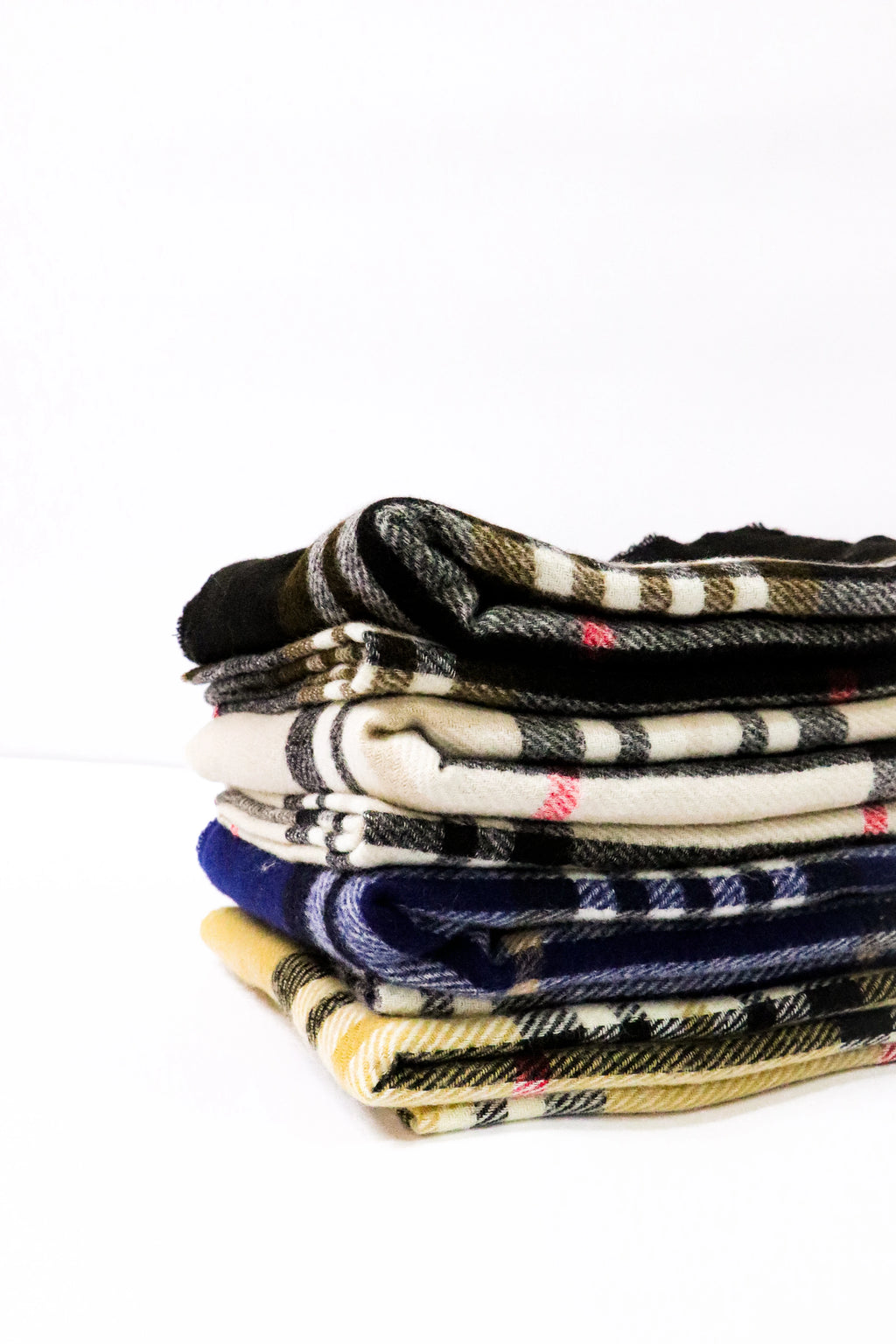 Bufanda cashmere cuadros