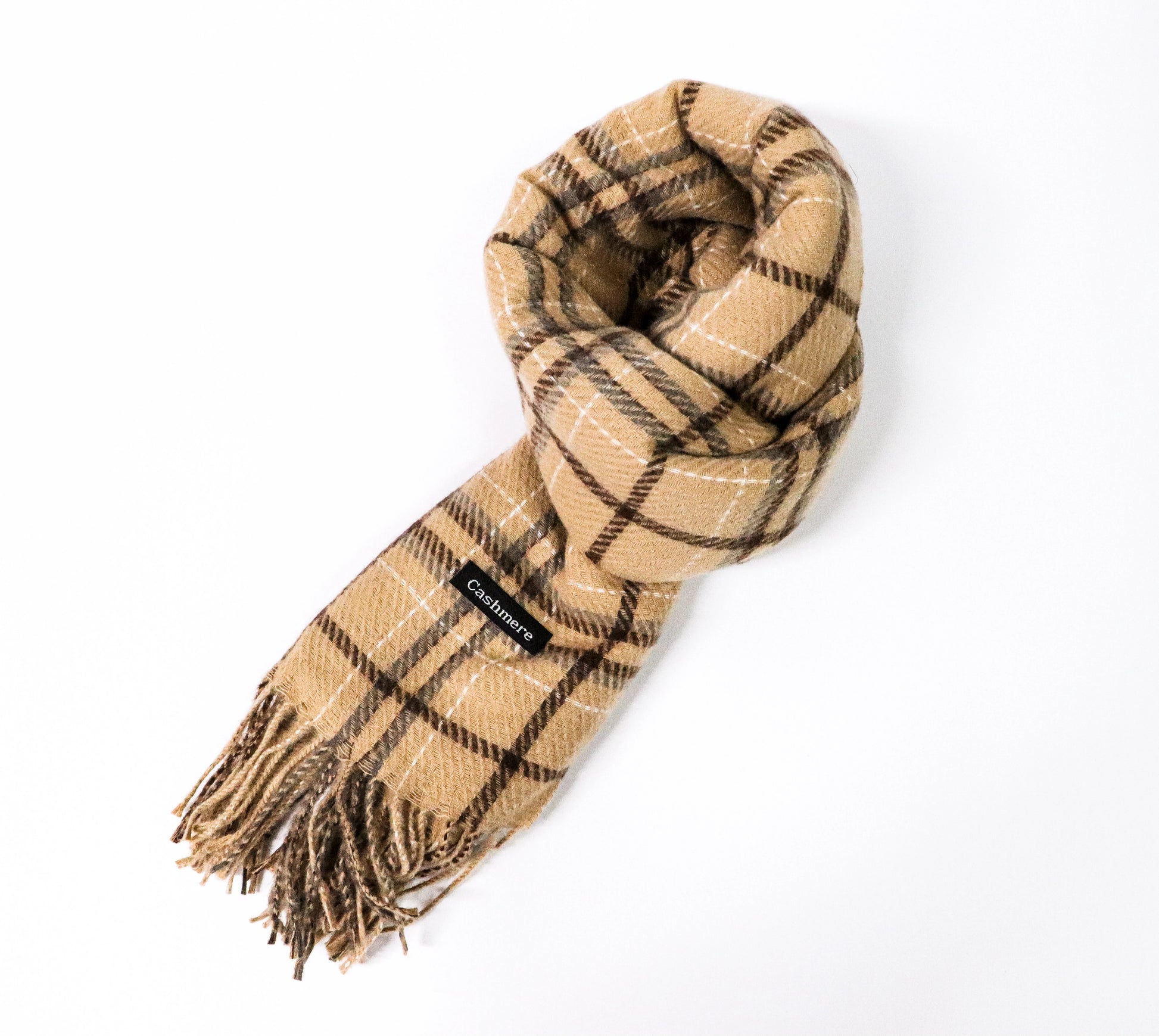 Bufanda cashmere cuadros