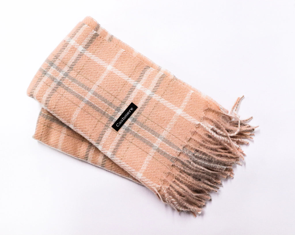 Bufanda cashmere cuadros