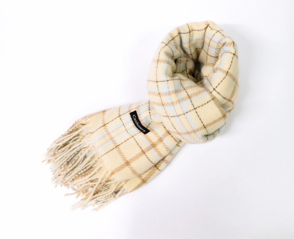 Bufanda cashmere cuadros