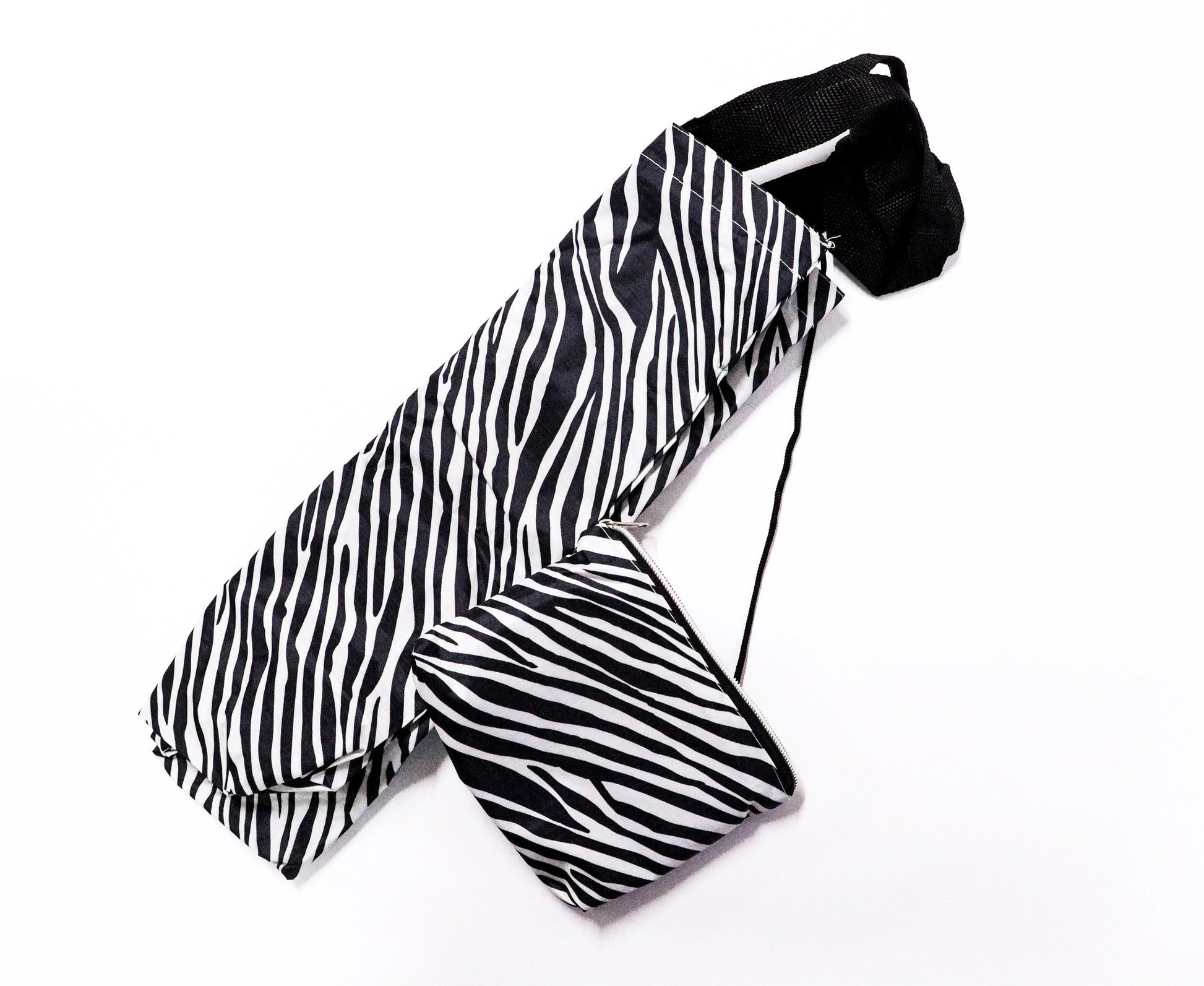 Bolsa plegable cebra