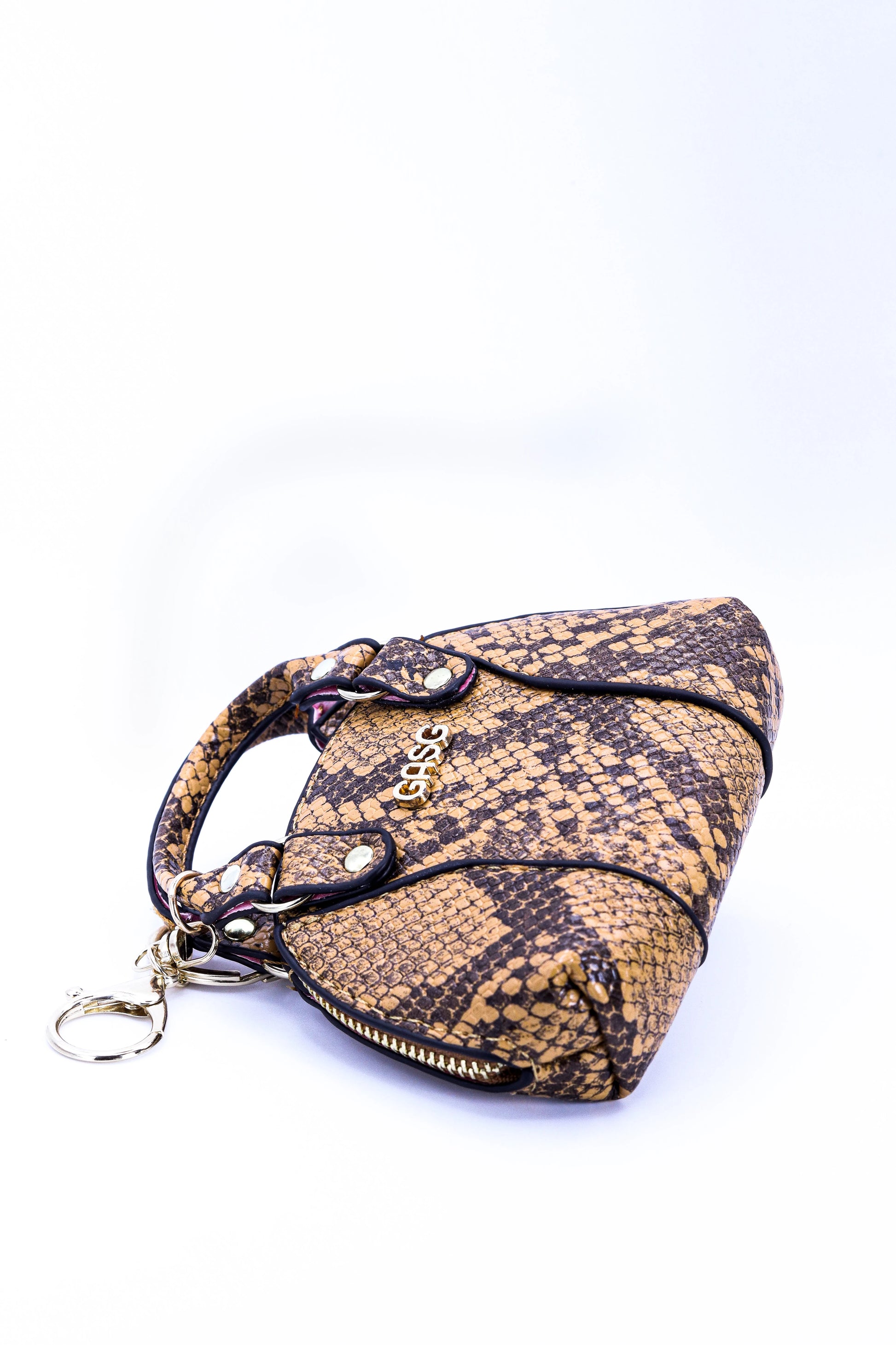 Cartera pequeña textura serpiente