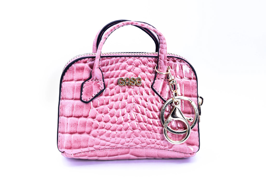 Cartera pequeña textura cocodrilo